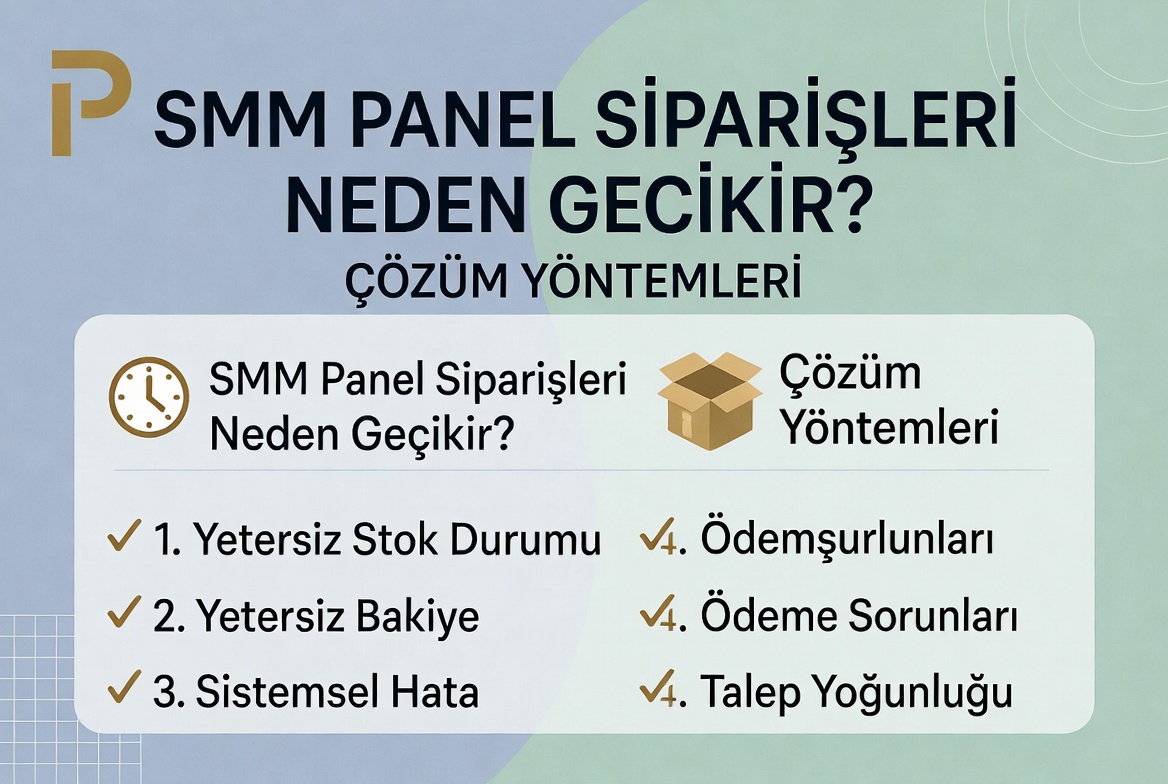SMM Panel Siparis Gecikmesi