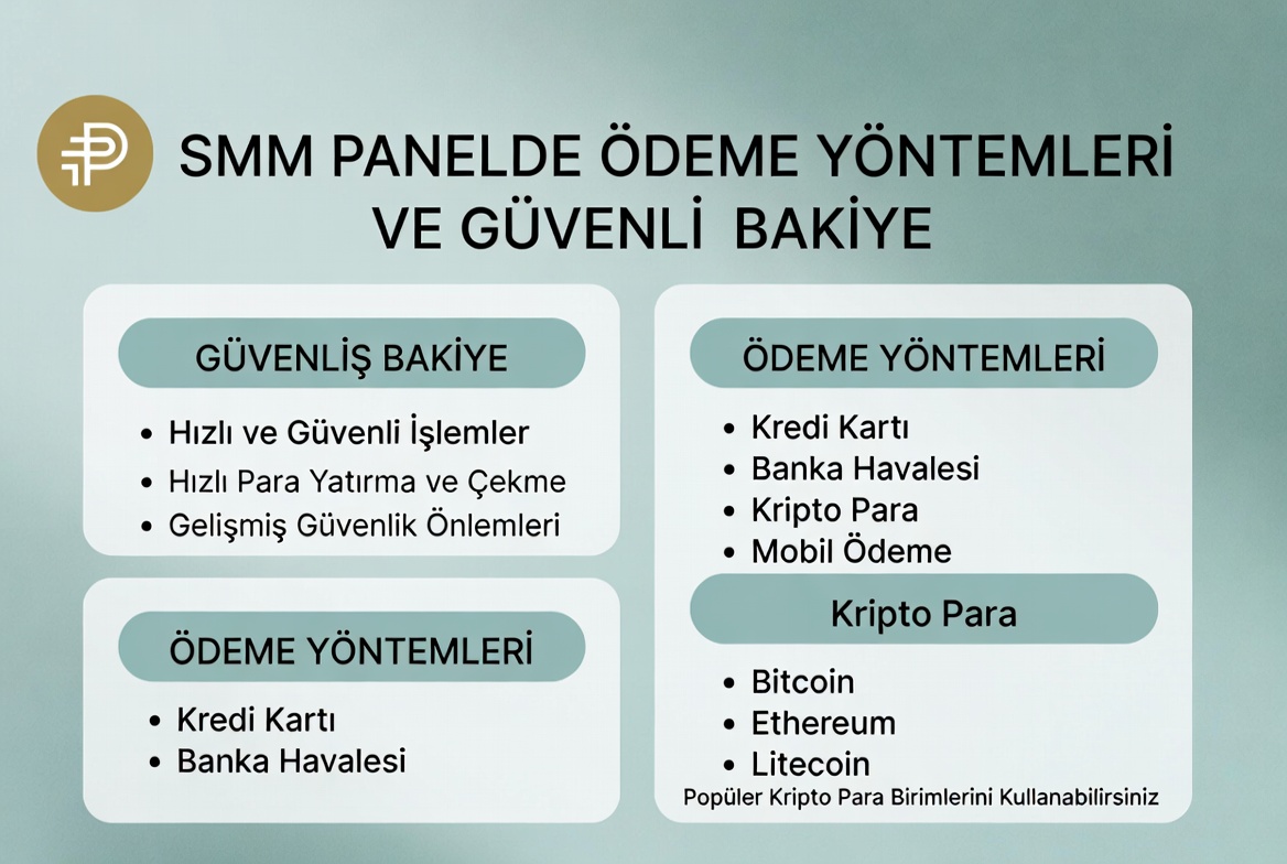 SMM Panel Odeme Yontemleri