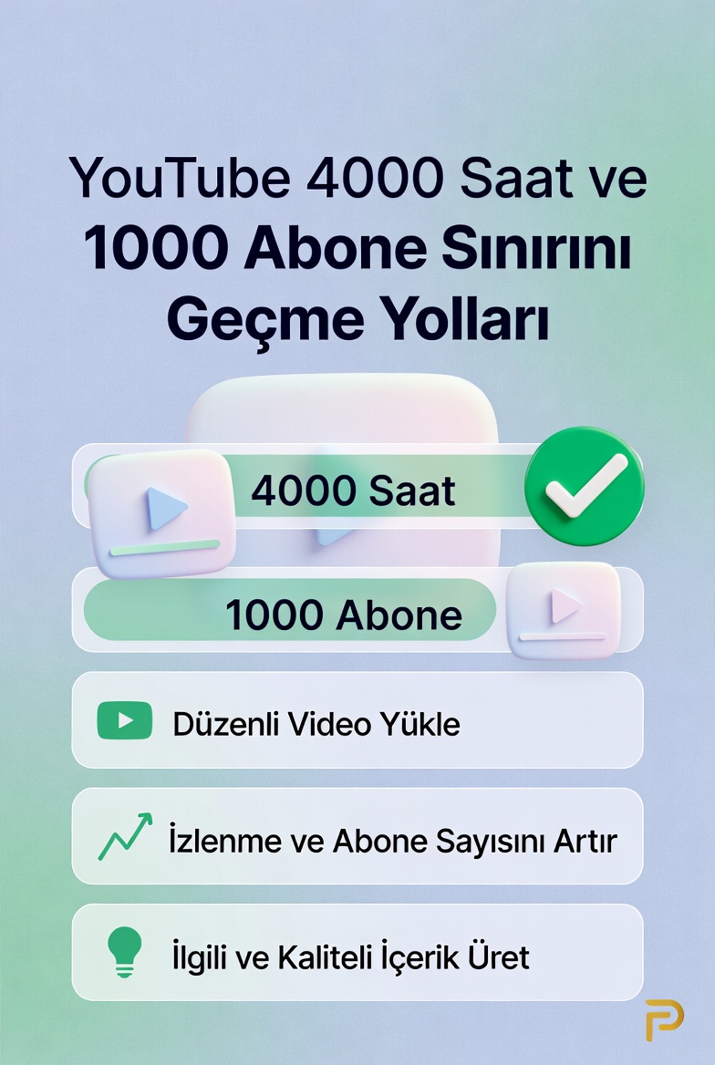 YouTube 4000 Saat ve 1000 Abone Sınırını Geçme Yolları